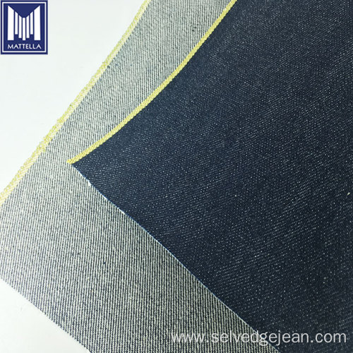 Dark blue 15oz selvedge denim men jeans fabric